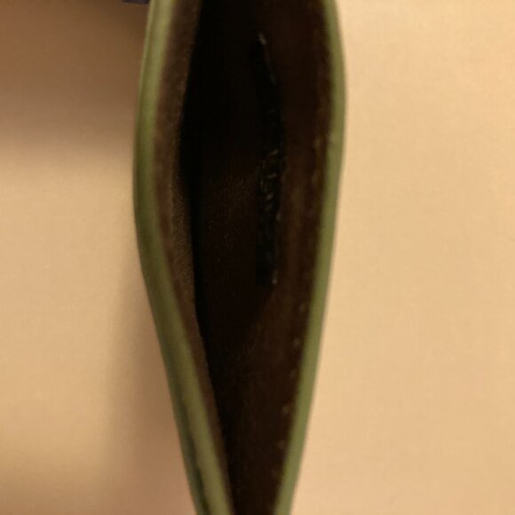 J Crew mint green card holder - Picture 2 of 4